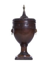 Adams style, A mahogany and ormolu urn