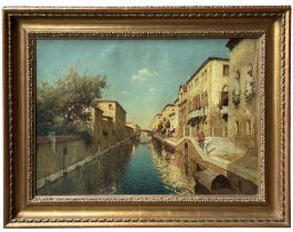 Antoine Bouvard (1870 - 1956), a Venetian canal
