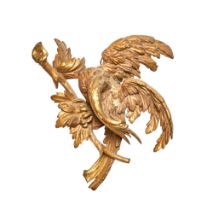 British, 19th/20th Century, A group of six carved bird architectural elements