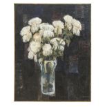 Gencho Denchev (1932ñ2018), Bulgarian, White Chrysanthemum in a vase