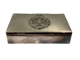 Continental, Circa 1935, A silver cigarette box