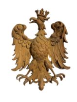 NO RESERVE: British, Circa 1960, A carved Polish eagle element