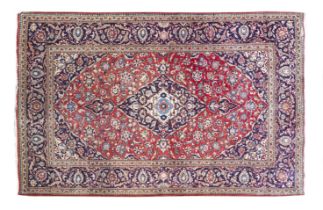 A large Persian rug