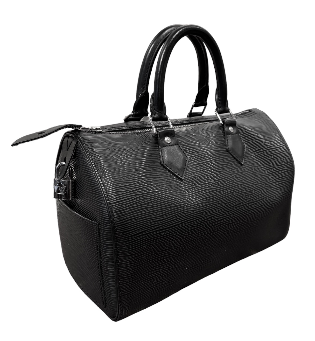 Louis Vuitton, Circa 2000, A black epi leather Speedy 28 handbag - Image 2 of 2