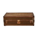 Louis Vuitton, Early 20th Century, A monogram canvas 'Malle Armoire' wardrobe trunk