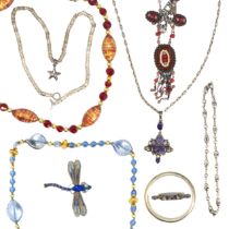 20th Century, A mixed lot of costume jewellery