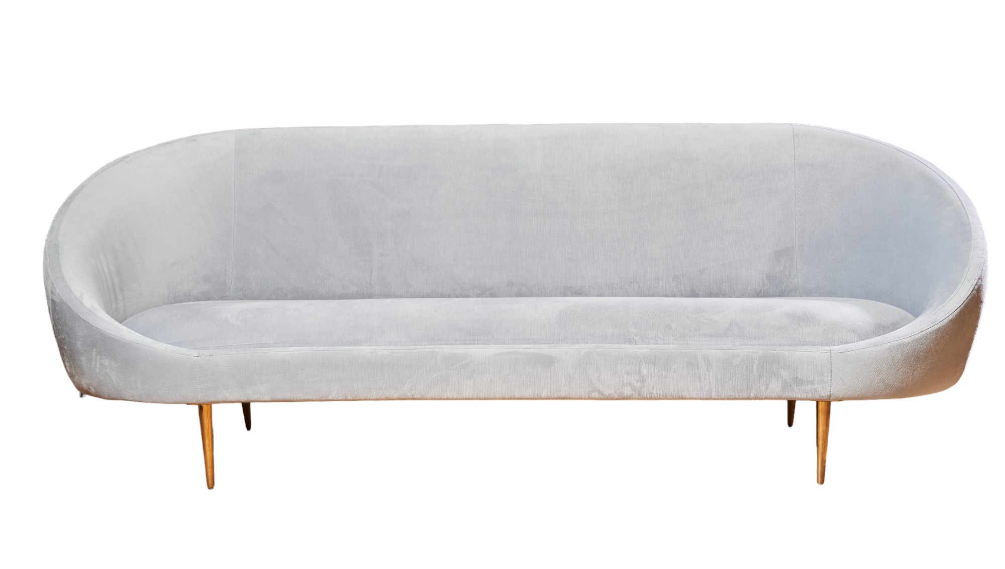 Contemporary, Jonathan Adler UK, A grey 'Ether' three seater sofa