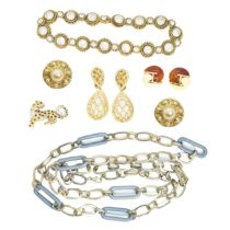 NO RESERVE: Circa 1960-1980, A mixed lot of costume jewellery