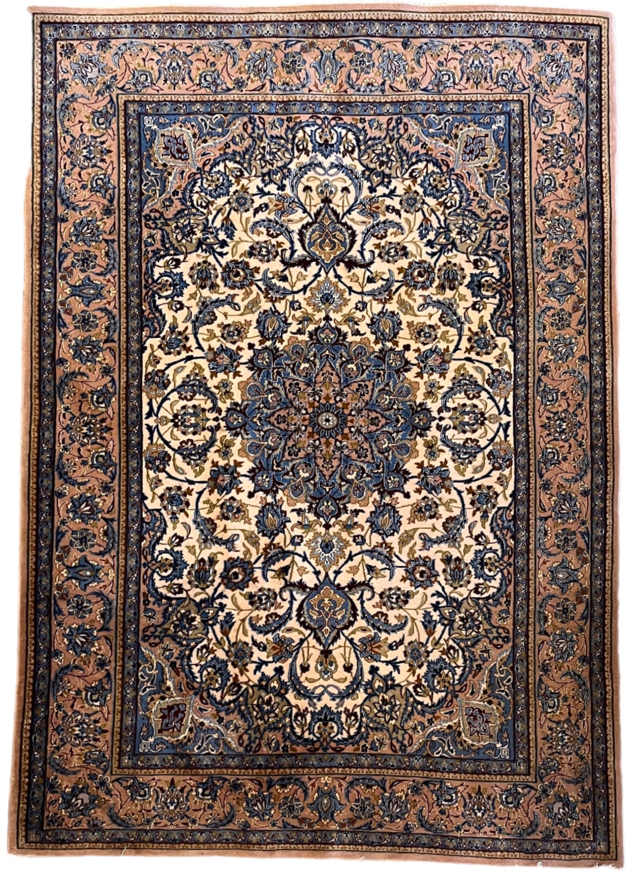 Persian, An Isfahan wool rug