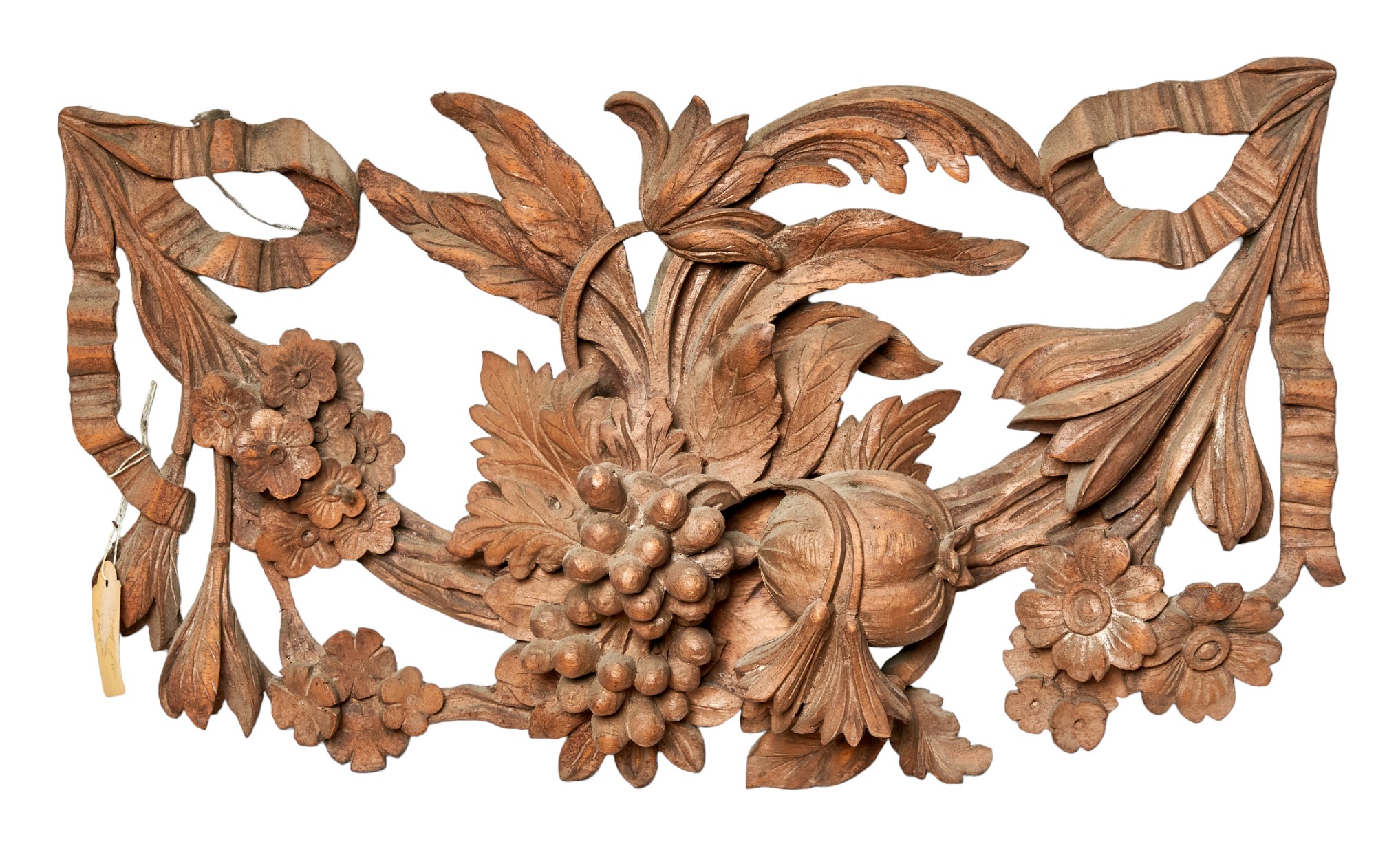 British, 20th Century, Manner of Grinling Gibbons, A group of three carved architectural elements - Image 3 of 3