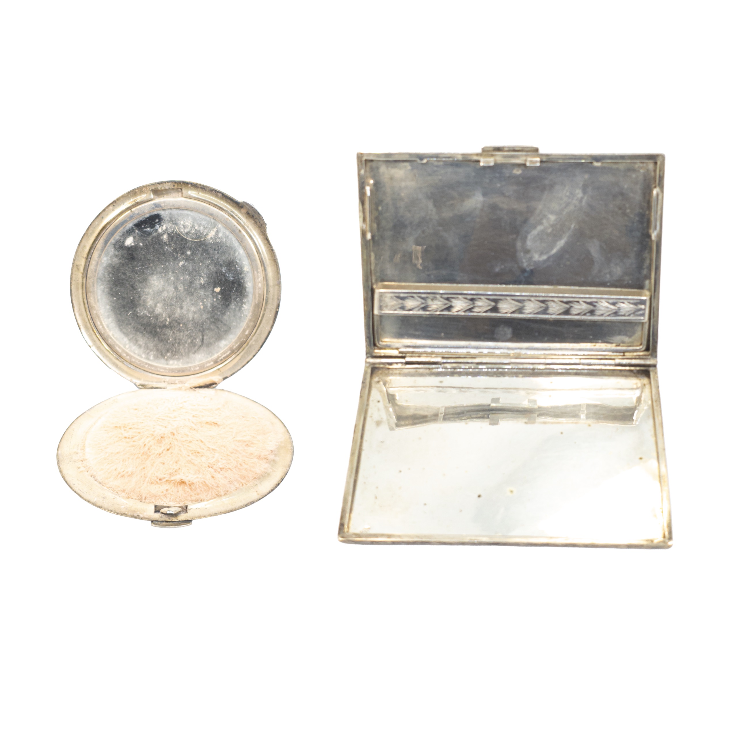 Continental, Circa 1900, Two silver cases