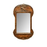 18th century, pine mirror