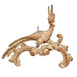 British, 18th Century and later, A group of eight carved giltwood bird architectural elements