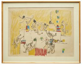 Roberto Matta (1911 - 2002), lithograph