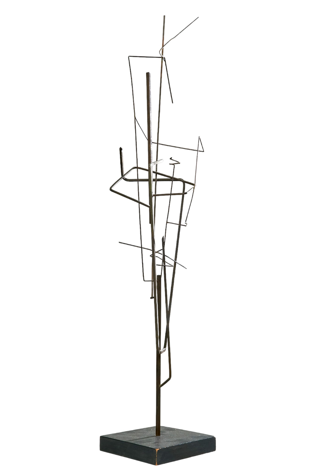 Zbigniew Adamowicz (1916-1960), An abstract bronze upright mobile - Image 4 of 5