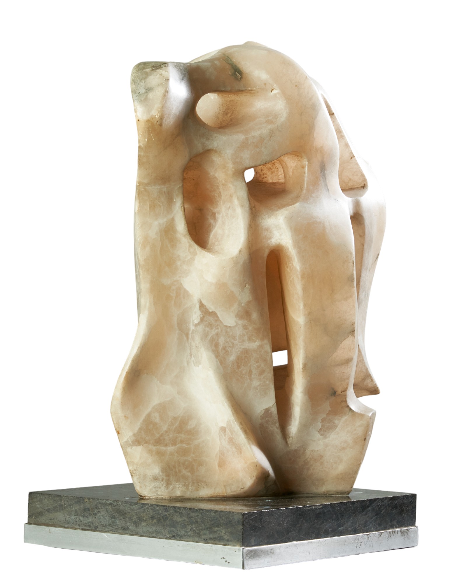 Witold Gracjan Kawalec (1922ñ2003), Polish, A carved alabaster sculpture - Bild 5 aus 5