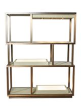 Meissen, Contemporary, A large couture illuminated bookshelf