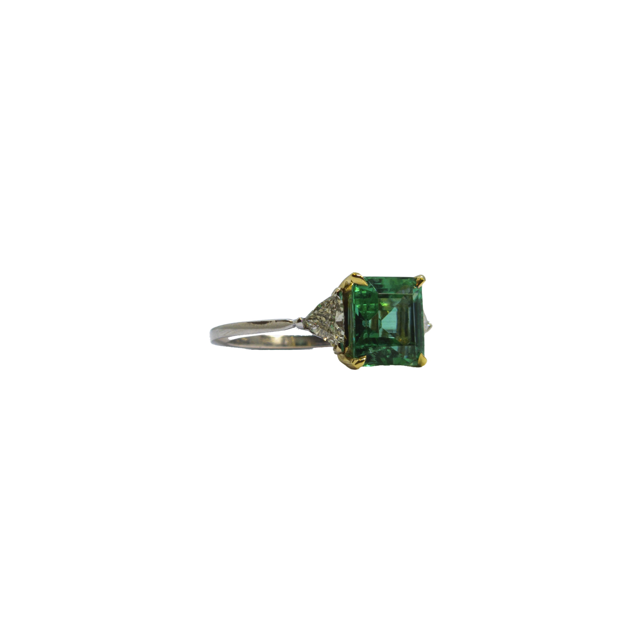 British, Circa 2000, A fine Colombian emerald and diamond ring - Image 2 of 4