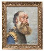 Ellen Jolin (1854 - 1939), Study of a Bearded Man