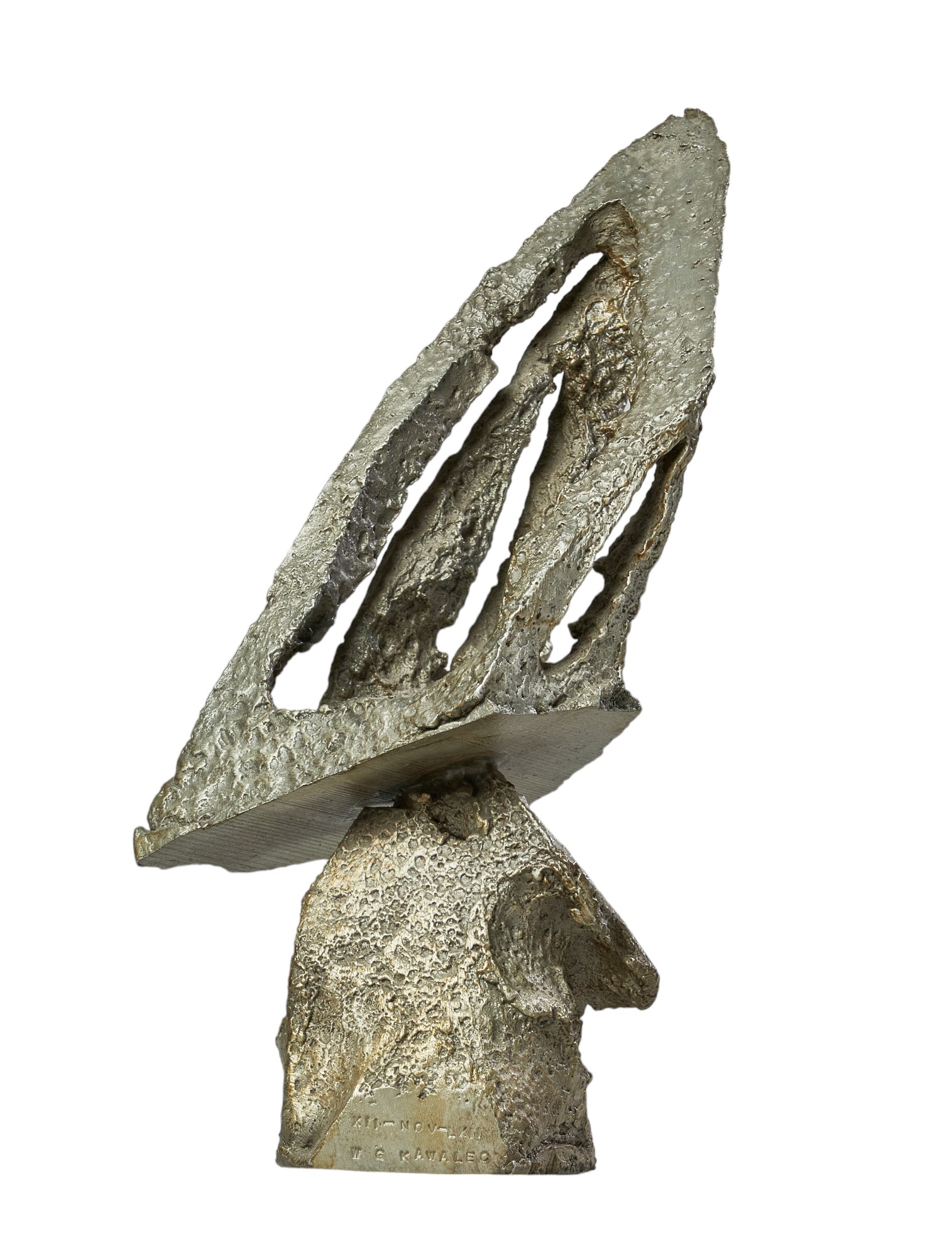 Witold Gracjan Kawalec (1922ñ2003), Polish, A small aluminium sculpture - Bild 4 aus 4