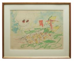 Roberto Matta (1911 - 2002), A pencil signed lithograph