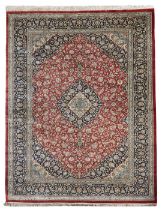 20th century, Iran, Qom silk rug