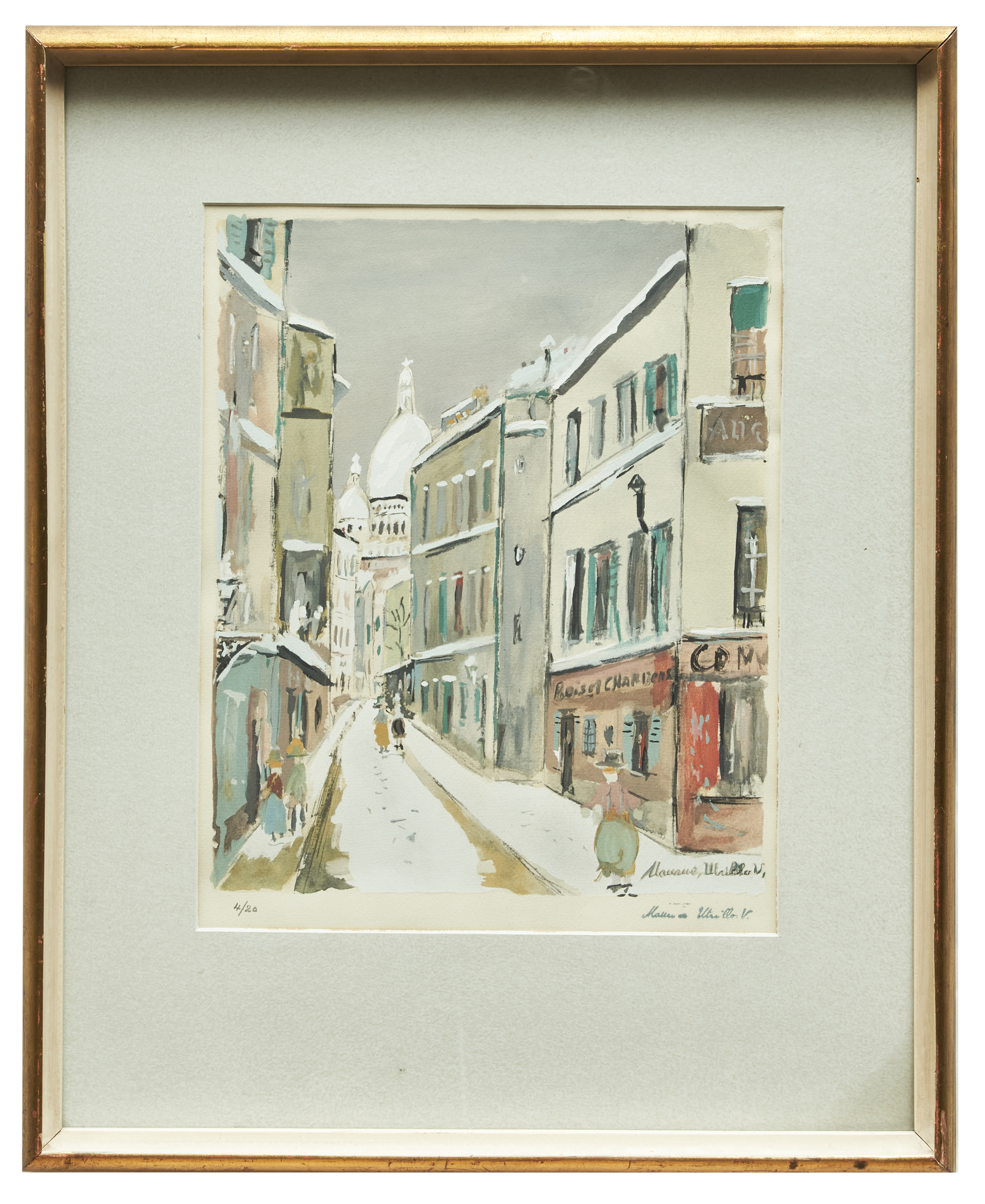 Maurice Utrillo (1883ñ1955), French, La rue Saint Rustique