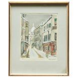 Maurice Utrillo (1883ñ1955), French, La rue Saint Rustique