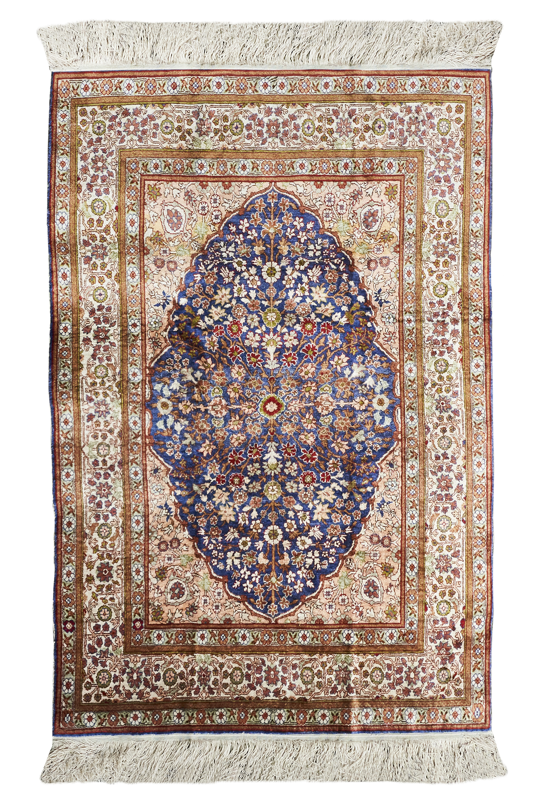Turkish, A fine Hereke silk rug