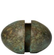 West African, A large copper currency piece