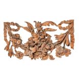 British, Manner of Grinling Gibbons, 17th Century, A group of three carved architectural elements