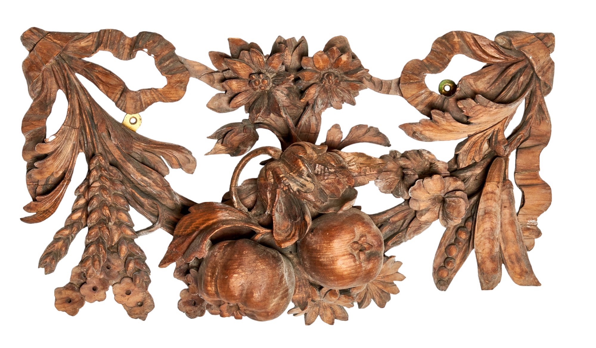 British, Manner of Grinling Gibbons, 17th Century, A group of three carved architectural elements - Image 3 of 3