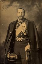 King George V (1865 - 1936), A signed photographic portrait