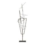 Zbigniew Adamowicz (1916-1960), An abstract bronze upright mobile
