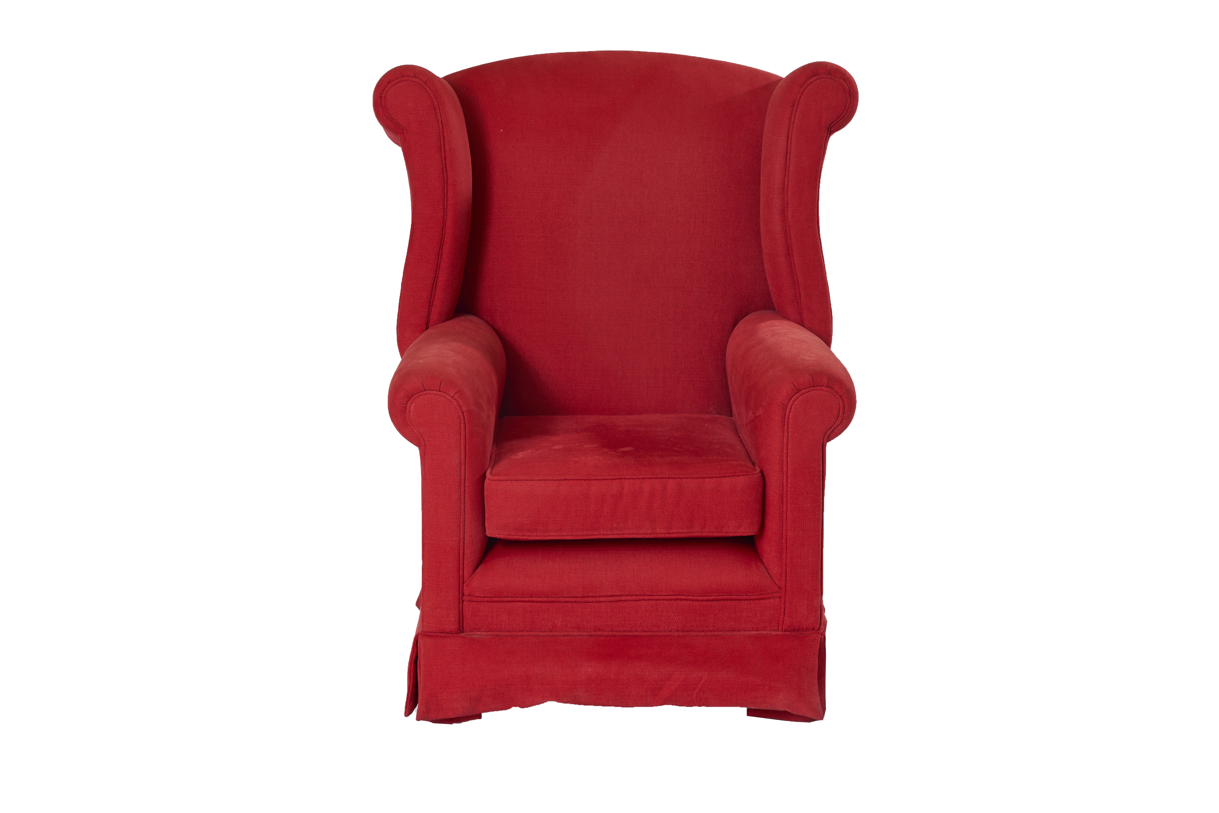A mini Baby Ralph Lauren red armchair