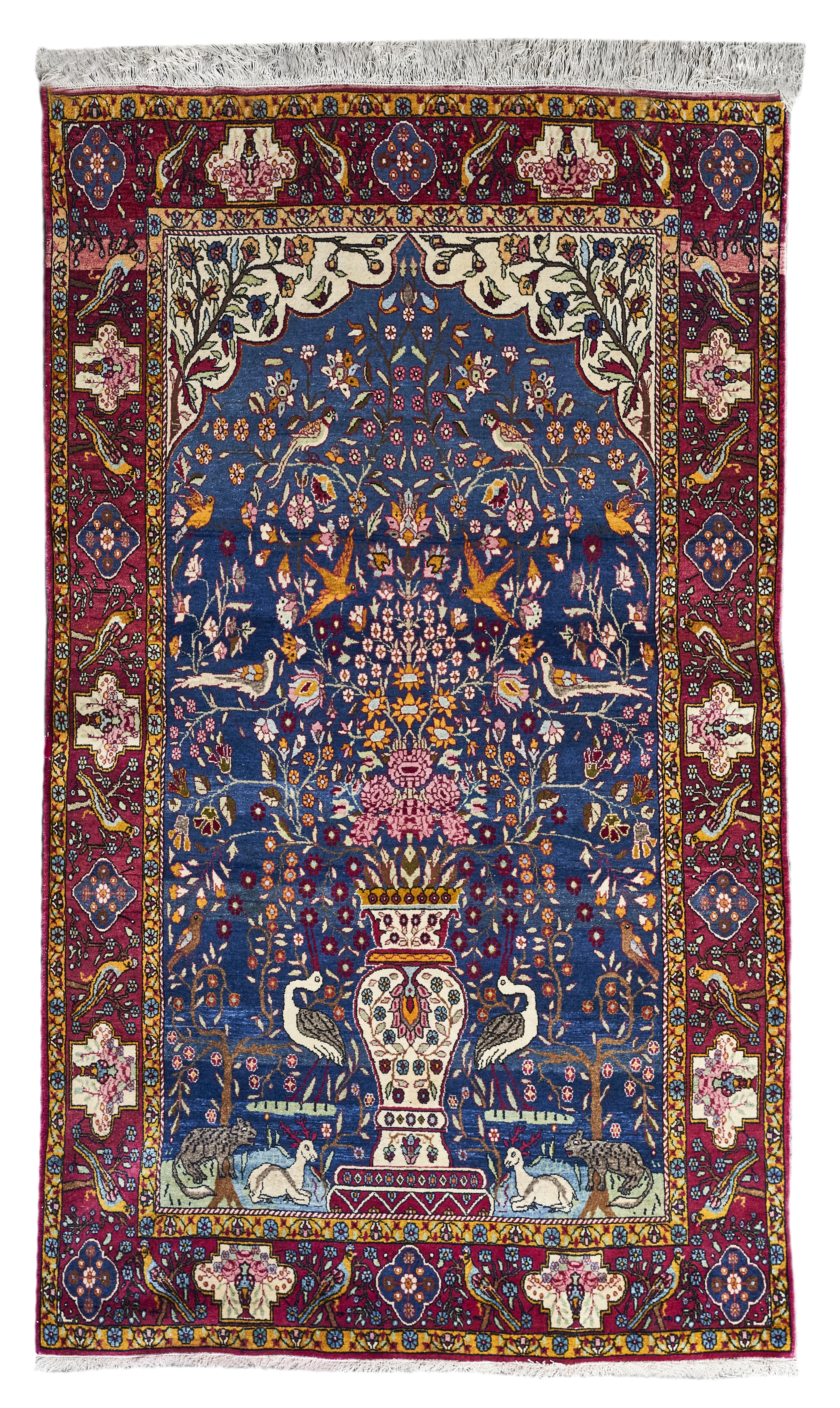 A pair of Isfahan rugs