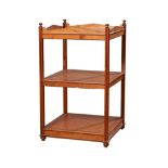 British, 20th Century, A three tiered bedside table