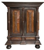 Indo-Portuguese, 18th Century, An impressive oversized cabinet