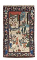 A fine quality Kashan rug, Wine, Women and Song