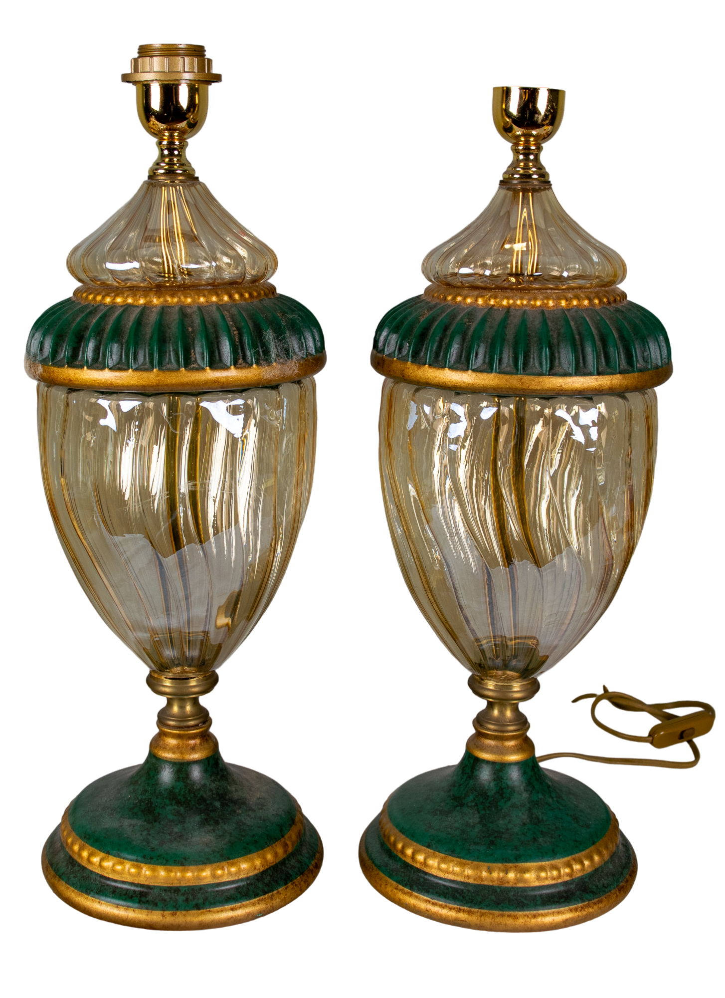 20th century, A Pair of table lamps