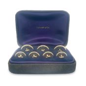 Tiffany & Co. 14k Yellow Gold Button Set