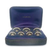 Tiffany & Co. 14k Yellow Gold Button Set