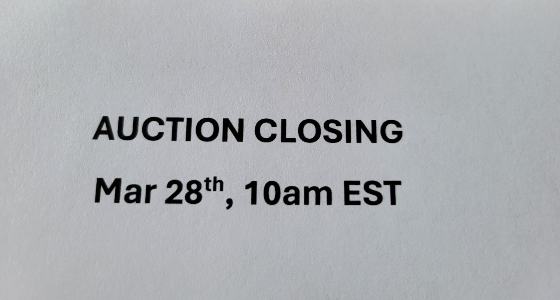 6 Locations. Please see lot location before bidding.