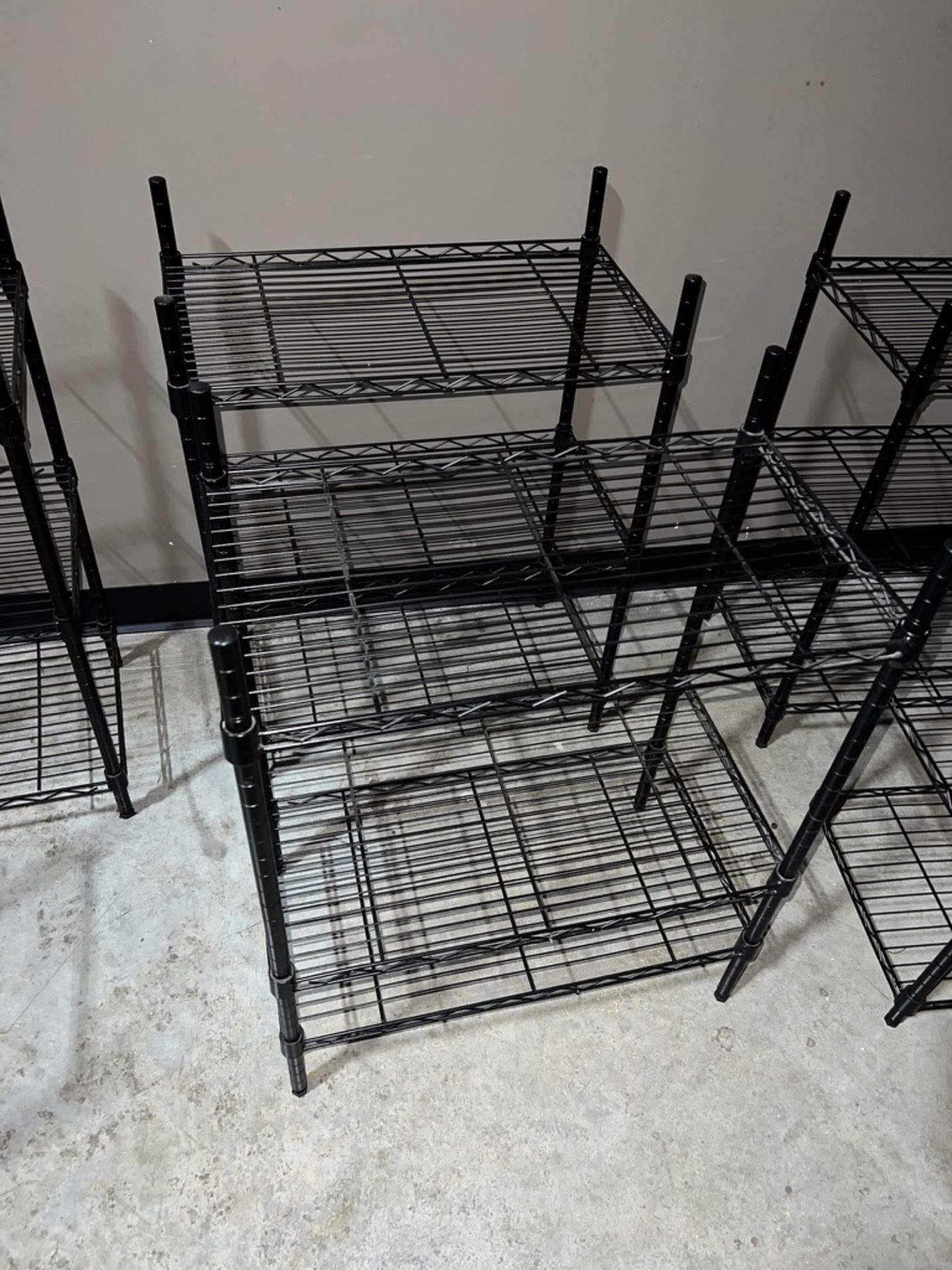 LOT OF: (2) 3-TIER WIRE SHELVING UNITS APPROXIMTELY 24" WIDE - Image 3 of 3
