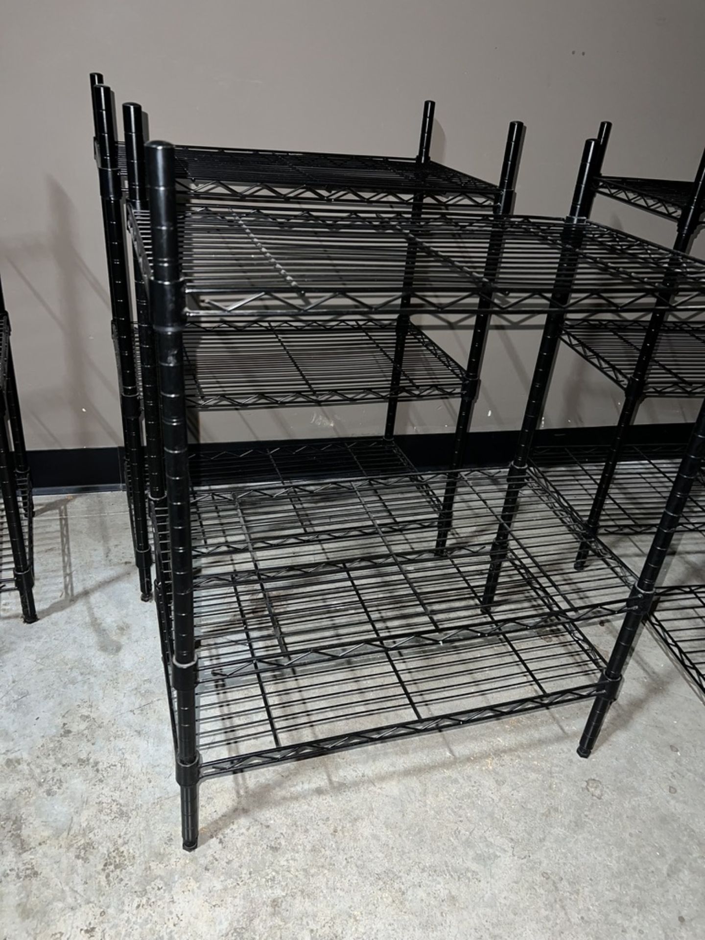 LOT OF: (2) 3-TIER WIRE SHELVING UNITS APPROXIMTELY 24" WIDE - Image 2 of 3