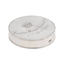 Poyaisian Royalty: A George IV silver seal box, John Jago, London, 1823