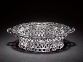 A George II silver basket, Charles Kandler, London, 1734