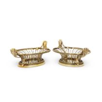 A Pair Of Silver-Gilt Baskets, Probably Dresden, Circa 1780