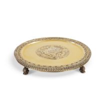 A George I Silver-Gilt Salver, David Willaume, London, 1715