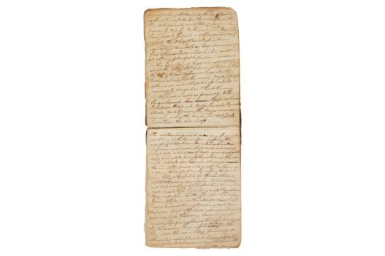 Captain James Duncan | Autograph manuscript journal signed from the Siege of Yorktown - Image 2 of 6